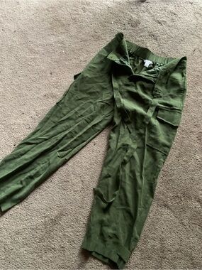 Joe Fresh Olive Green Cargo Pants